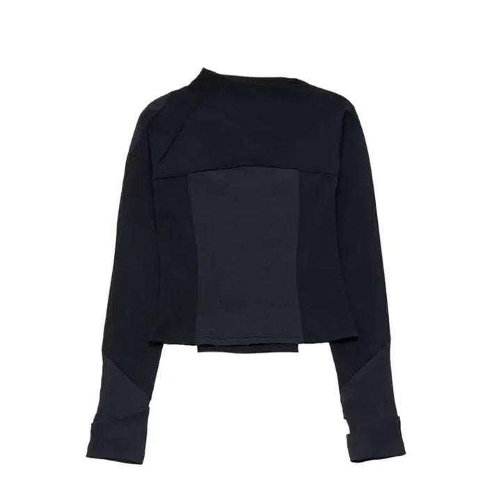 [SOLD OUT] 웻태그 FRONT TUCK RIB PANEL TOP CHARCOAL