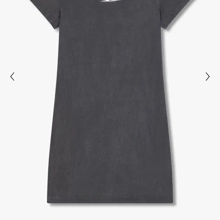 [SOLD OUT] [XS] 알렉산더왕 알왕 로고 숏 슬리브 드레스 원피스 치마 워싱 블랙