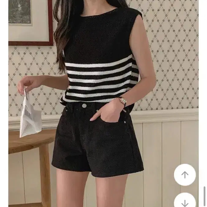[BUNJANG] Benito A-Line Half Pants / 베니토 A라인 하프 팬츠 지그재그 에이블리 반바지