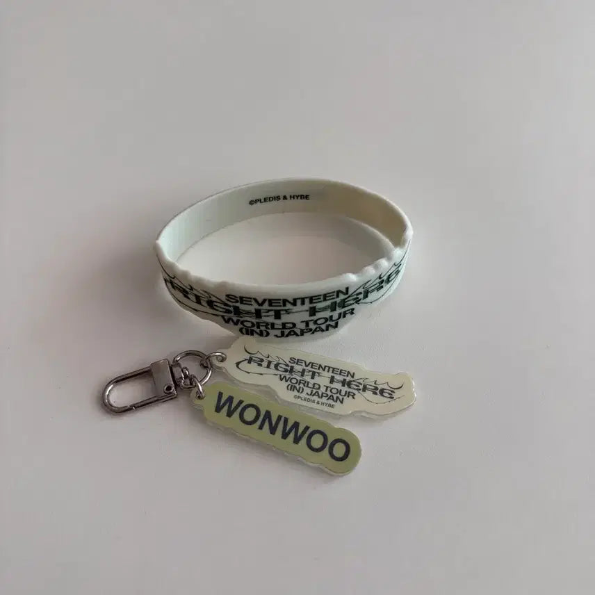[BUNJANG] SEVENTEEN Wonwoo Right Here Japanese Gacha Bracelet Keychain / 세븐틴 RIGHT HERE 일본 가챠 팔찌 키링 원우