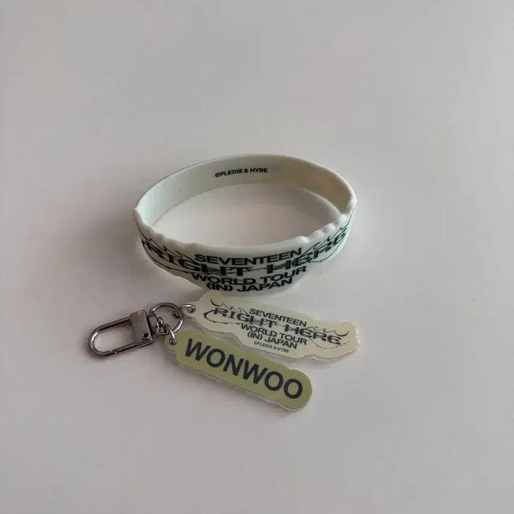 [BUNJANG] SEVENTEEN Wonwoo Right Here Japanese Gacha Bracelet Keychain / 세븐틴 RIGHT HERE 일본 가챠 팔찌 키링 원우