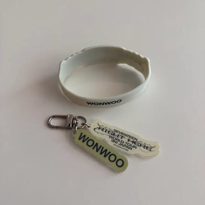 [BUNJANG] SEVENTEEN Wonwoo Right Here Japanese Gacha Bracelet Keychain / 세븐틴 RIGHT HERE 일본 가챠 팔찌 키링 원우