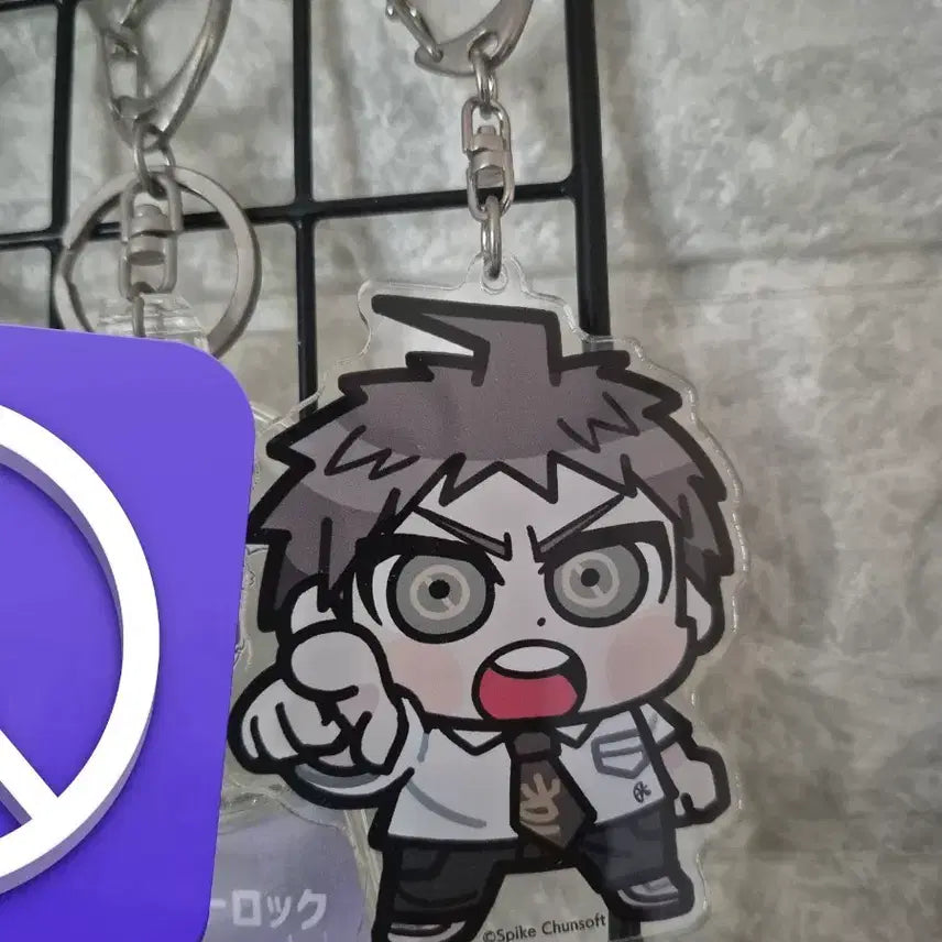 [BUNJANG] Danganronpa Hajime Hinata Acrylic Keyring / 슈퍼 단간론파 히나타 하지메 부쿠부 아크릴 키링