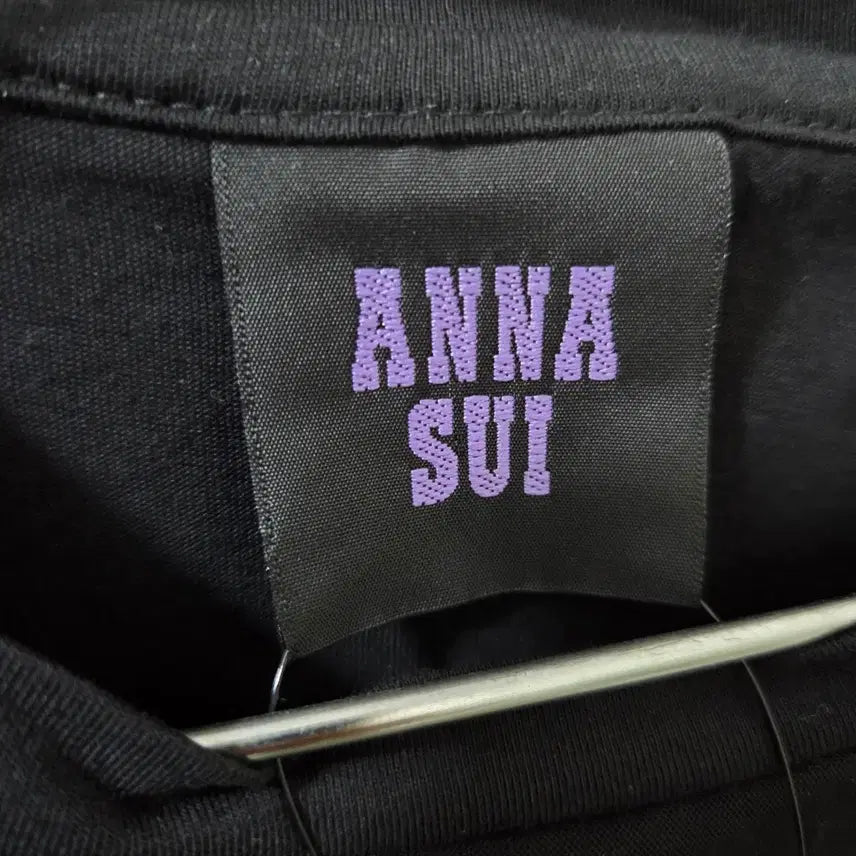 [BUNJANG] Anna Sui Black Bandana See-through Short Sleeve Shirt / 안나수이 블랙 반다나 시스루 반팔 (새옷) 미착용.  사이즈66
