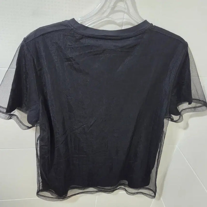 [BUNJANG] Anna Sui Black Bandana See-through Short Sleeve Shirt / 안나수이 블랙 반다나 시스루 반팔 (새옷) 미착용.  사이즈66