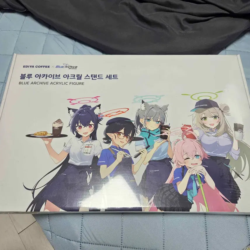 [BUNJANG] 블루아카이브 이디야 콜라보 아크릴 스탠드 세트, 장패드 / 블루아카이브 이디야 콜라보 아크릴 스탠드 세트, 장패드