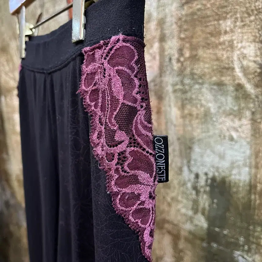 [BUNJANG] ozz on Honest Lace Shirring Pants Leggings / ozz on 오즈 오네스트 레이스 스패츠 셔링 팬츠 레깅스