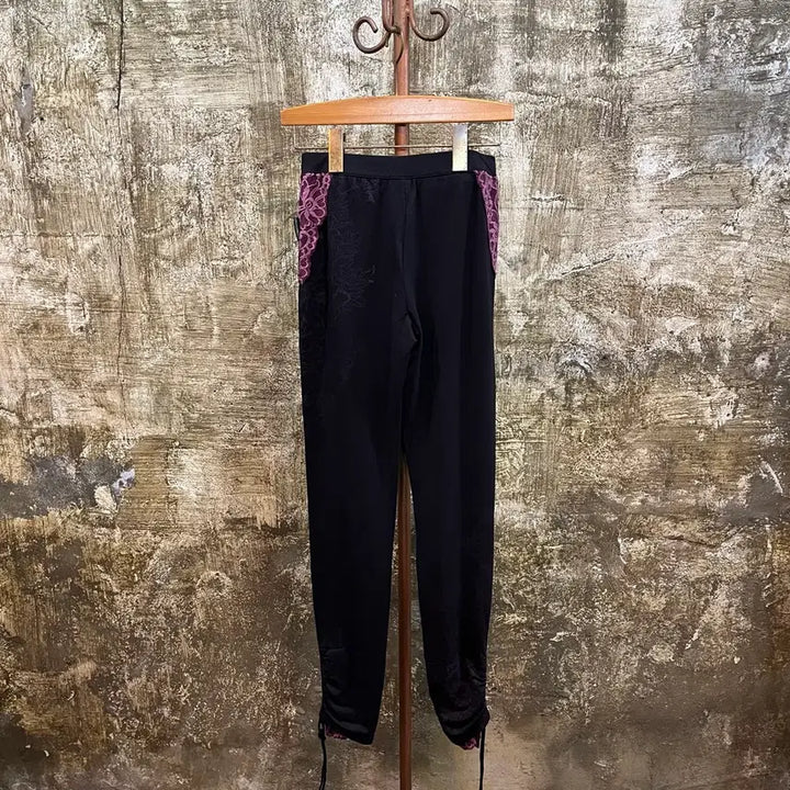 [BUNJANG] ozz on Honest Lace Shirring Pants Leggings / ozz on 오즈 오네스트 레이스 스패츠 셔링 팬츠 레깅스