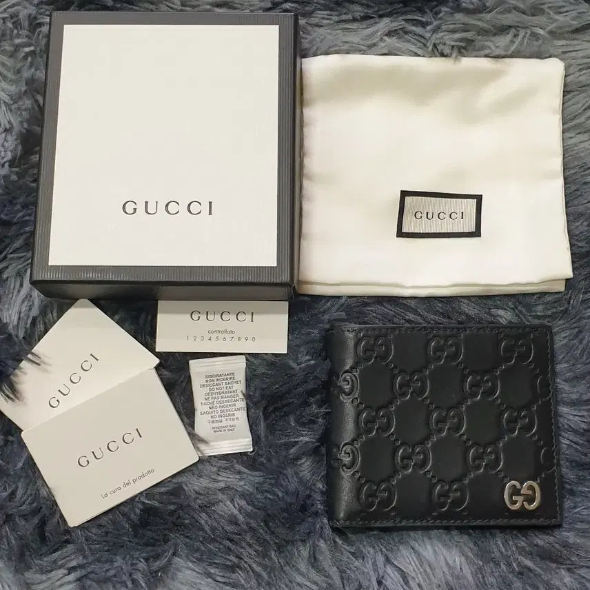 [BUNJANG] Gucci Signature Metal Wallet / 구찌 시그니처 메탈 반지갑