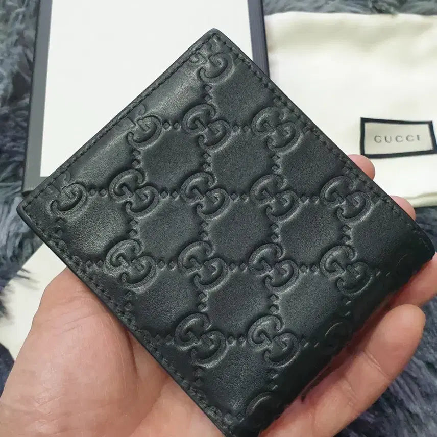 [BUNJANG] Gucci Signature Metal Wallet / 구찌 시그니처 메탈 반지갑