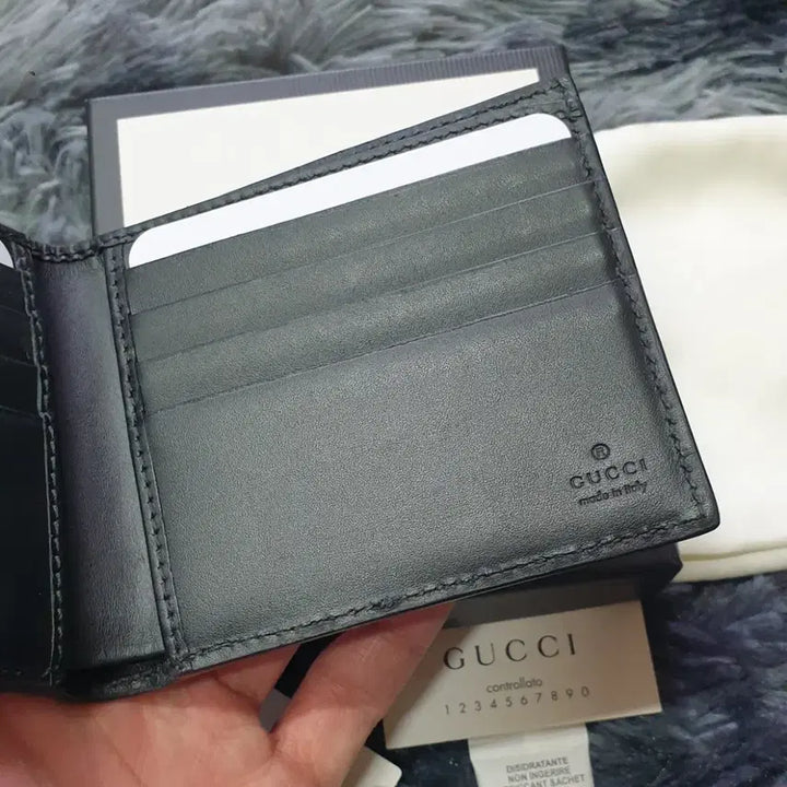 [BUNJANG] Gucci Signature Metal Wallet / 구찌 시그니처 메탈 반지갑