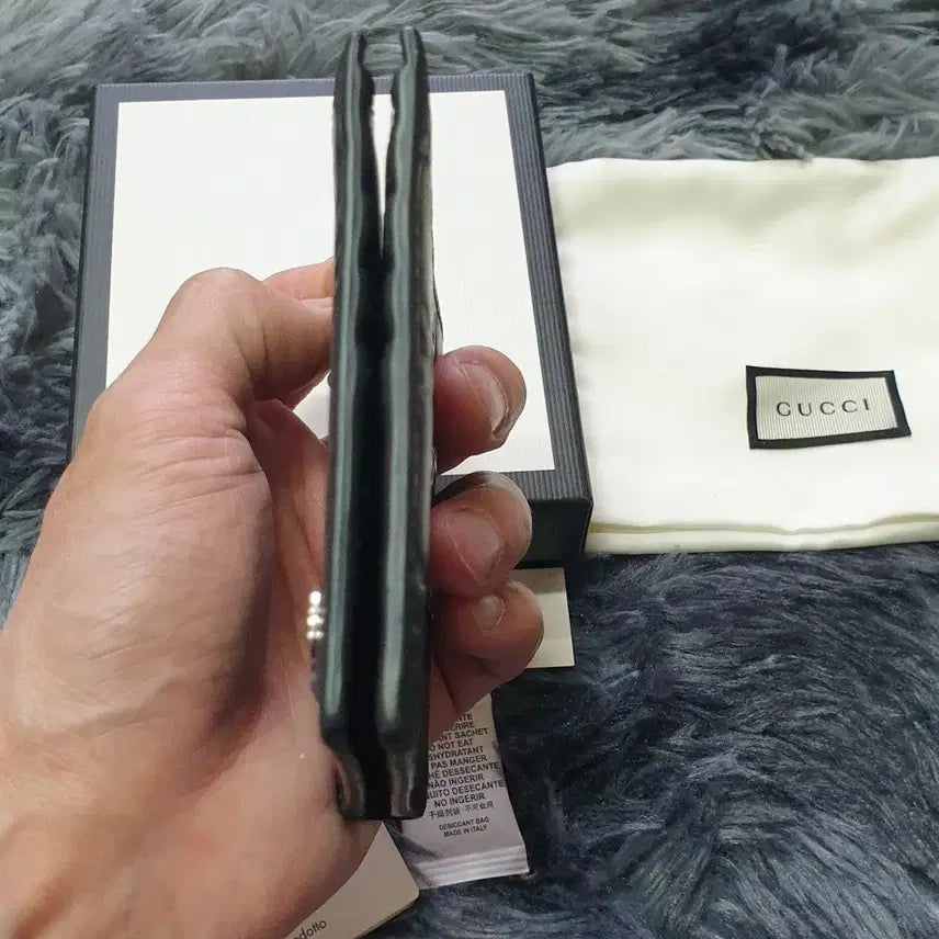 [BUNJANG] Gucci Signature Metal Wallet / 구찌 시그니처 메탈 반지갑