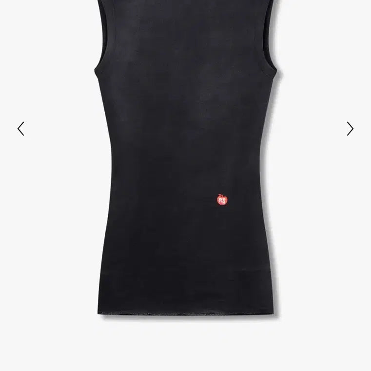 [SOLD OUT] [XS,S] 알렉산더왕 알왕 테이퍼드 애플 로고 원피스 치마 드레스 블랙