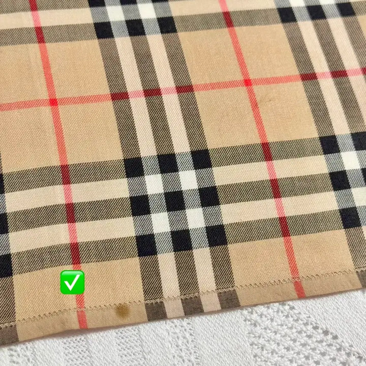 [BUNJANG] Burberry Nova Check Handkerchief / BURBERRY 버버리 기본 노바체크 손수건