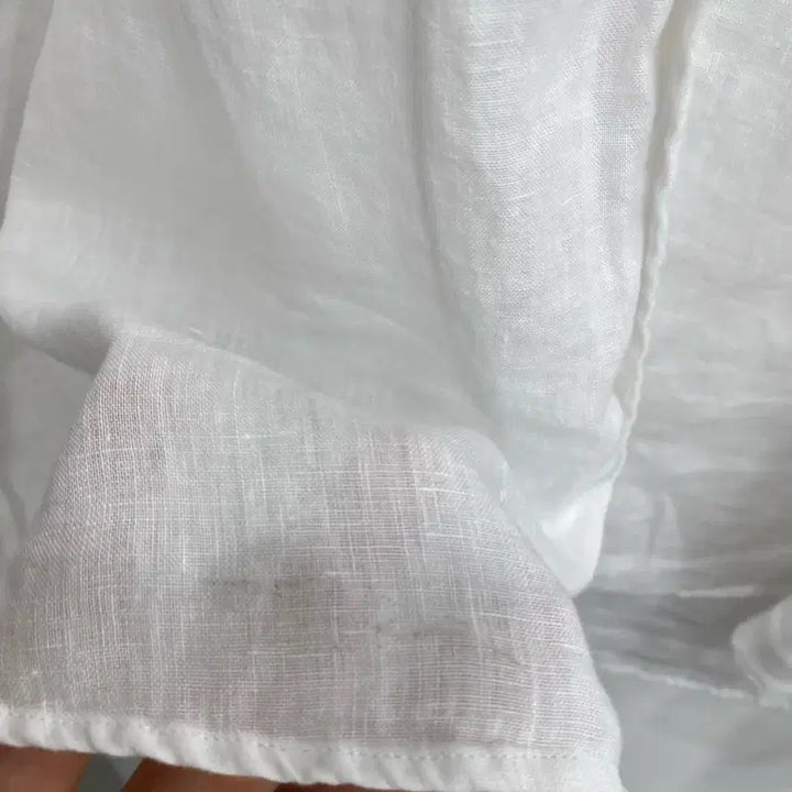 [BUNJANG] Polo Ralph Lauren Linen Shirt (White) / [2~3XL/신형큐알인증] 정품 폴로 랄프로렌 qr판 린넨 셔츠 화이트