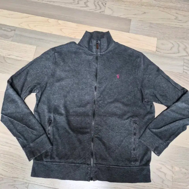 [BUNJANG] Polo Ralph Lauren Gray Knit Zip-up Jacket / 폴로 랄프로렌 그레이 니트집업 자켓