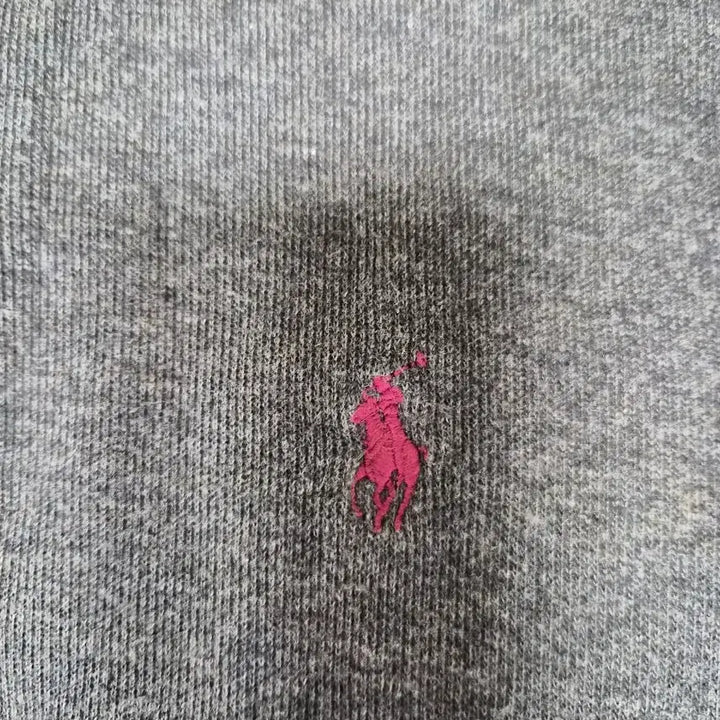 [BUNJANG] Polo Ralph Lauren Gray Knit Zip-up Jacket / 폴로 랄프로렌 그레이 니트집업 자켓