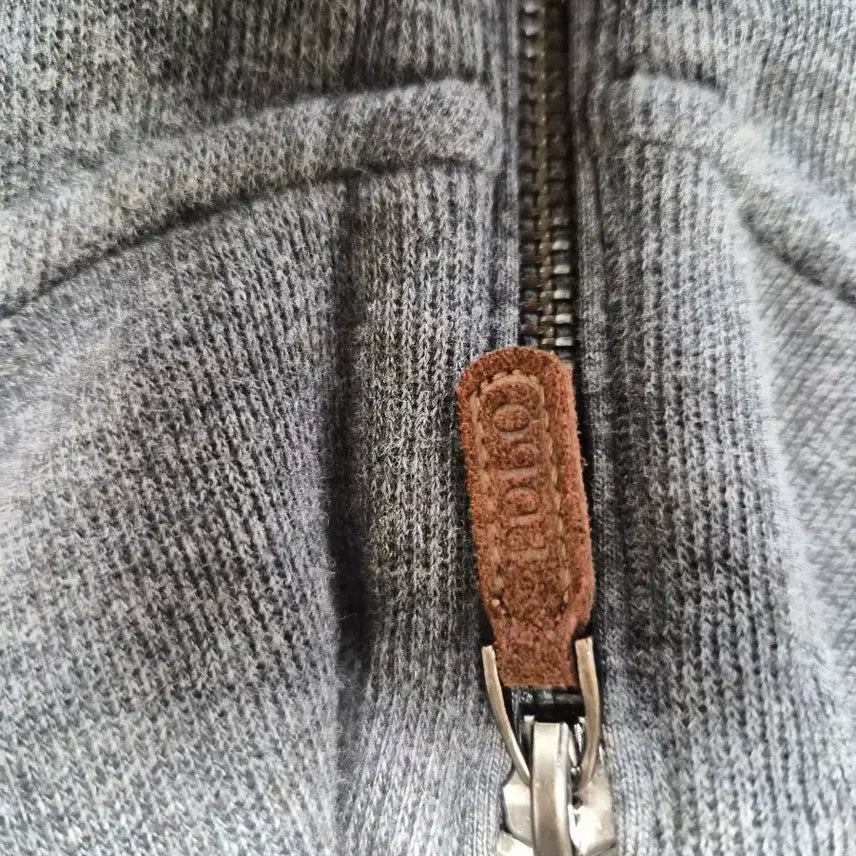[BUNJANG] Polo Ralph Lauren Gray Knit Zip-up Jacket / 폴로 랄프로렌 그레이 니트집업 자켓