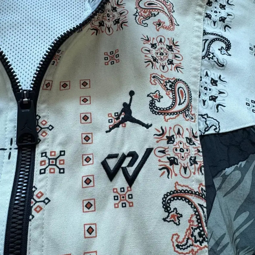 [SOLD OUT] 나이키 조던 x 러셀 웨스트브룩 패치워크 아노락