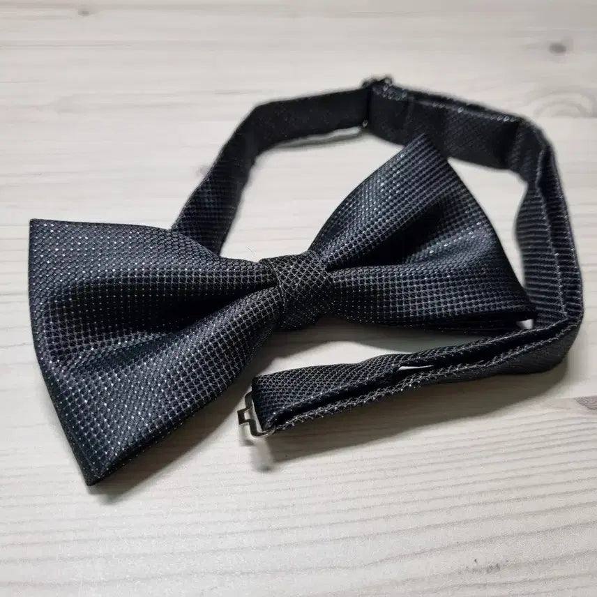 [BUNJANG] Black Pearl Butterfly Necktie Set / 블랙펄 나비넥타이 2개