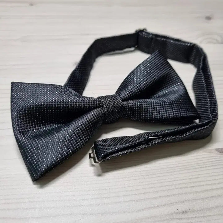 [BUNJANG] Black Pearl Butterfly Necktie Set / 블랙펄 나비넥타이 2개