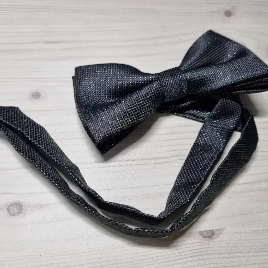 [BUNJANG] Black Pearl Butterfly Necktie Set / 블랙펄 나비넥타이 2개