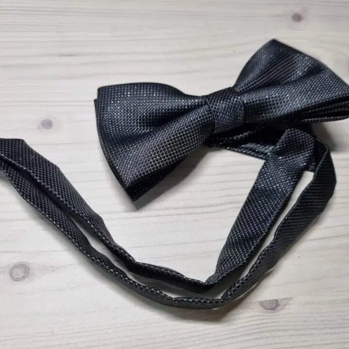 [BUNJANG] Black Pearl Butterfly Necktie Set / 블랙펄 나비넥타이 2개