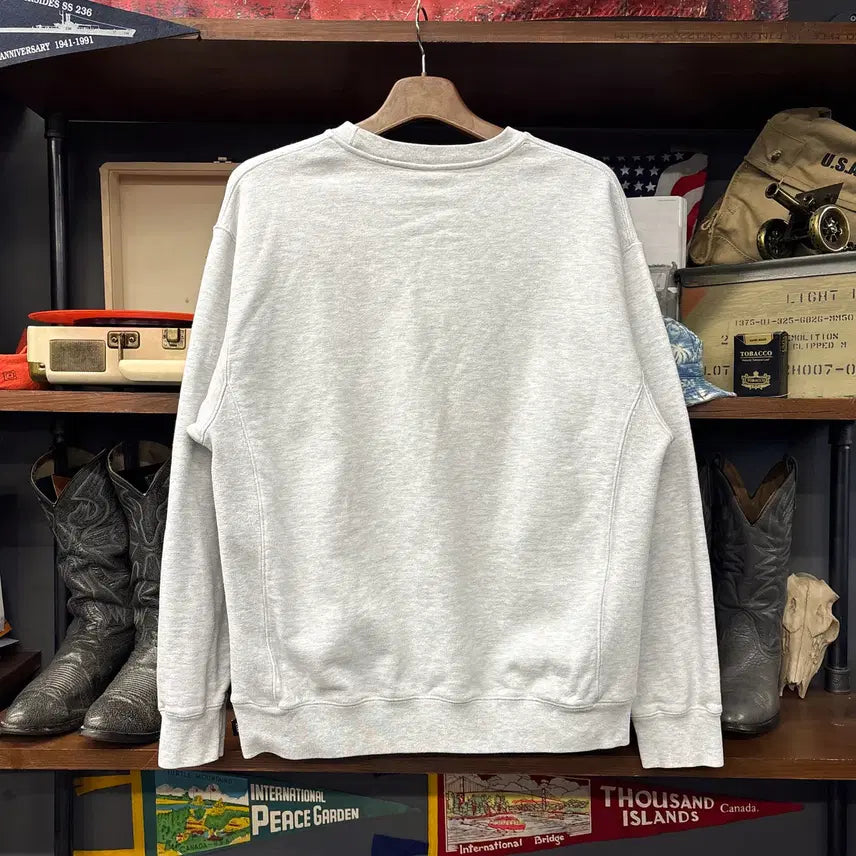 [BUNJANG] Yale Crew Heritage Lettering Heavyweight Sweatshirt / 예일 크루 헤리티지 레터링 헤비웨이트 스웻셔츠 N1215