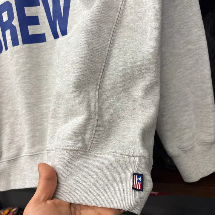 [BUNJANG] Yale Crew Heritage Lettering Heavyweight Sweatshirt / 예일 크루 헤리티지 레터링 헤비웨이트 스웻셔츠 N1215