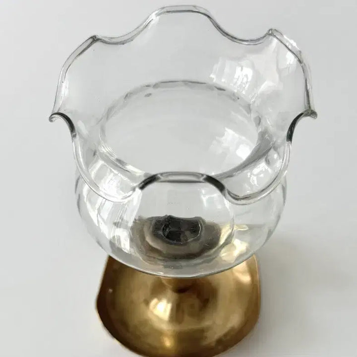 [BUNJANG] Vintage Brass Candlestick and Votive Set / 빈티지 촛대보티브 세트