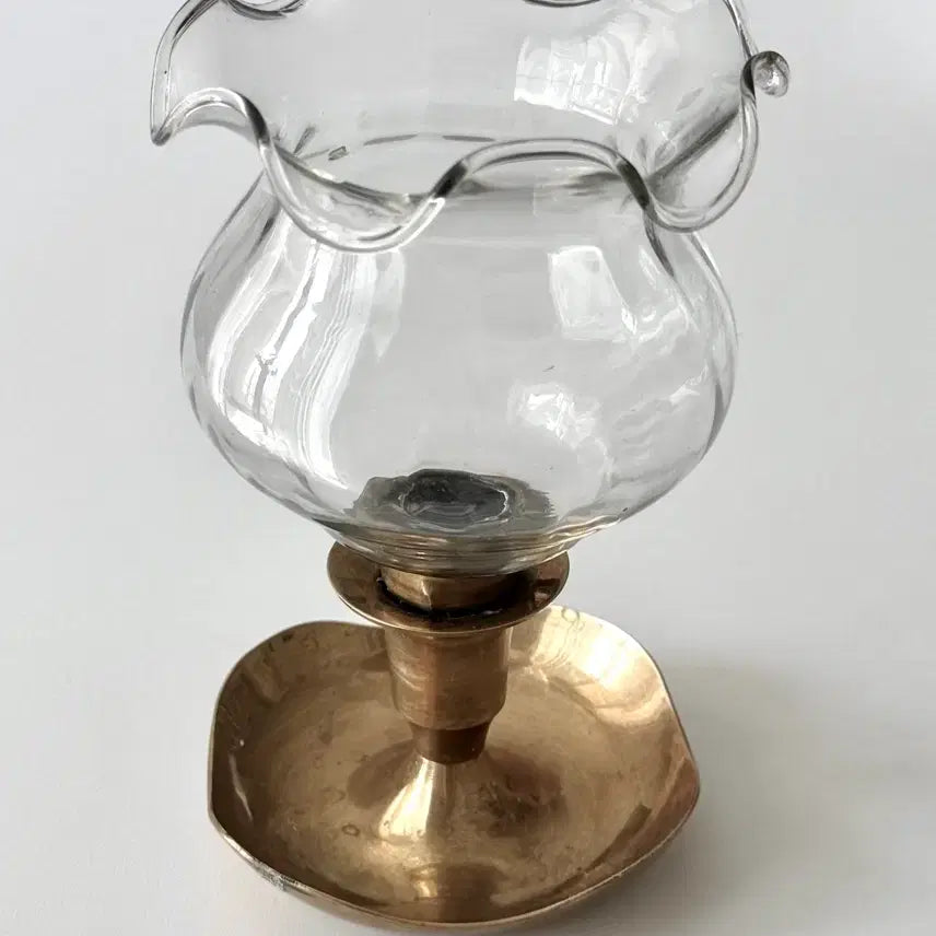 [BUNJANG] Vintage Brass Candlestick and Votive Set / 빈티지 촛대보티브 세트