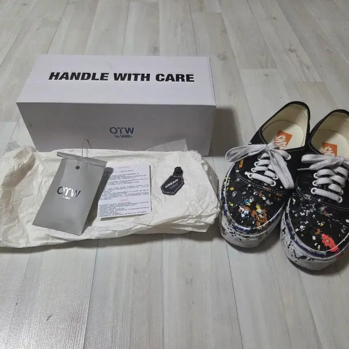 [SOLD OUT] 반스 x 갤러리 디파트먼트 OTW 어센틱 44 블랙 270
