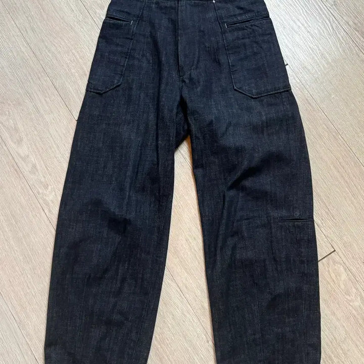 [BUNJANG] Polytelu Riso Denim Indigo Jeans / 폴리테루 리소데님 인디고 2사이즈
