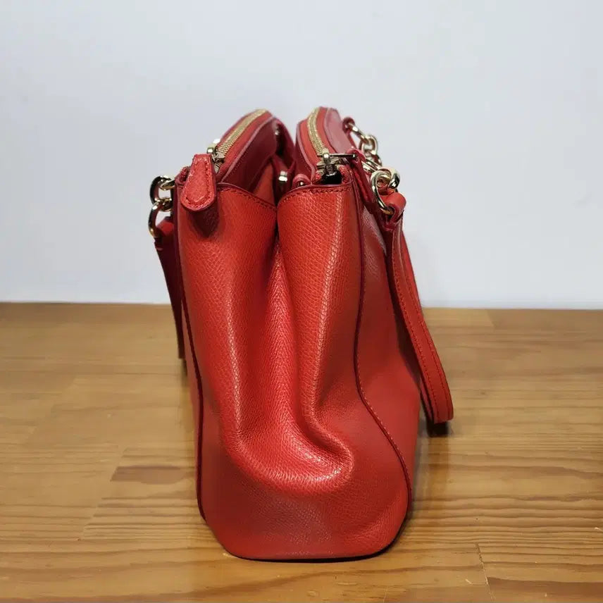 [BUNJANG] Coach Crossgrain Leather Mini Christie Carryall Bag / 코치 COACH 크로스그레인 레더미니크리스티캐리올가방