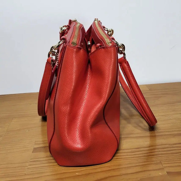 [BUNJANG] Coach Crossgrain Leather Mini Christie Carryall Bag / 코치 COACH 크로스그레인 레더미니크리스티캐리올가방
