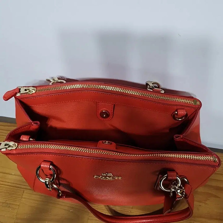 [BUNJANG] Coach Crossgrain Leather Mini Christie Carryall Bag / 코치 COACH 크로스그레인 레더미니크리스티캐리올가방