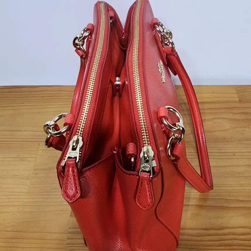 [BUNJANG] Coach Crossgrain Leather Mini Christie Carryall Bag / 코치 COACH 크로스그레인 레더미니크리스티캐리올가방