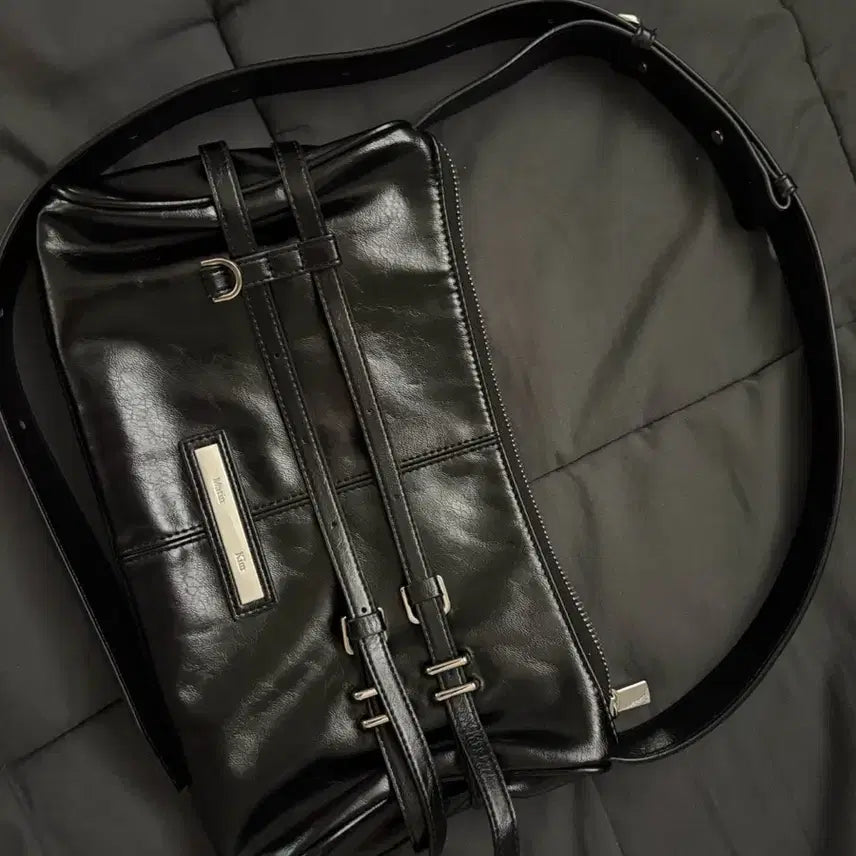[BUNJANG] Matinkim Double Belt Strap Mini Bag Black / 마뗑킴 더블 벨트 스트랩 미니백 블랙