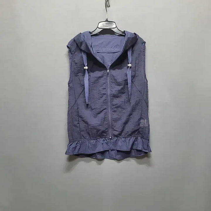 [SOLD OUT] 시스루 후드 조끼 55(새상품)