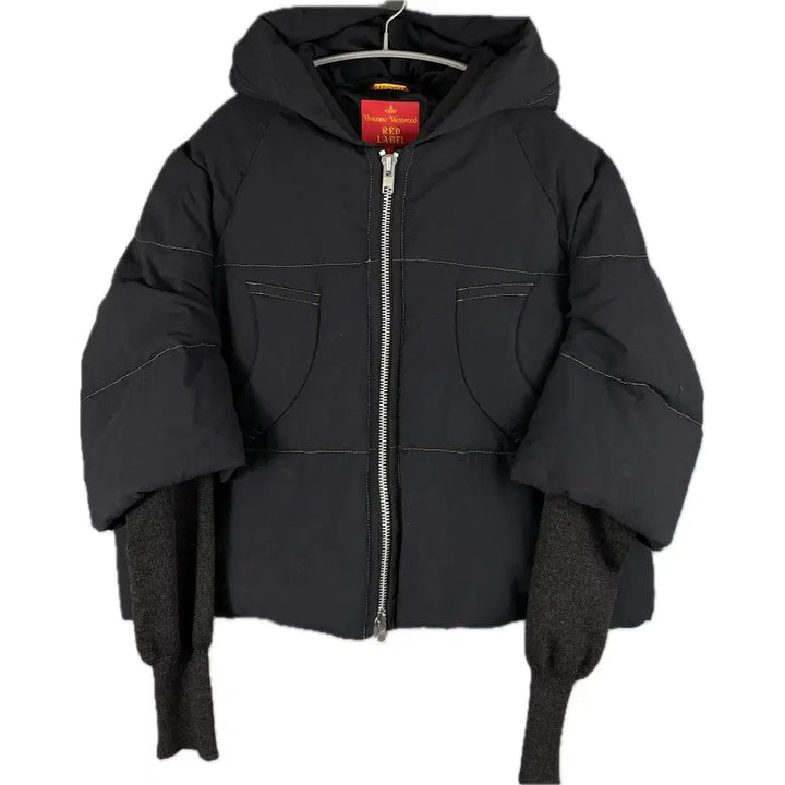 [BUNJANG] Vivienne Westwood Red Label Hooded Puffer Short Jacket / [1] 비비안 웨스트우드 레드라벨 후드 푸퍼 숏 패딩