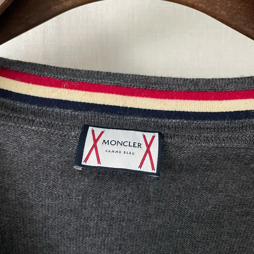 [BUNJANG] Moncler Gray Cardigan XL / 몽클레어 그레이 가디건 XL