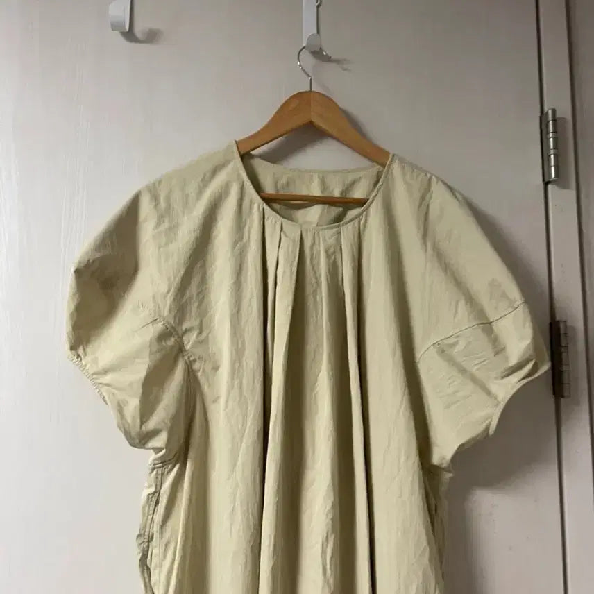 [BUNJANG] Volume Sleeve Midi Dress / ( 키큰분)55-88사이즈 볼륨소매 바스락 롱원피스