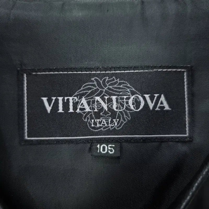 [BUNJANG] Vintage Real Sheepskin Leather Zip-Up Jacket Black / 빈티지 리얼 쉽스킨 양가죽 집업 레더 자켓 블랙 M20085