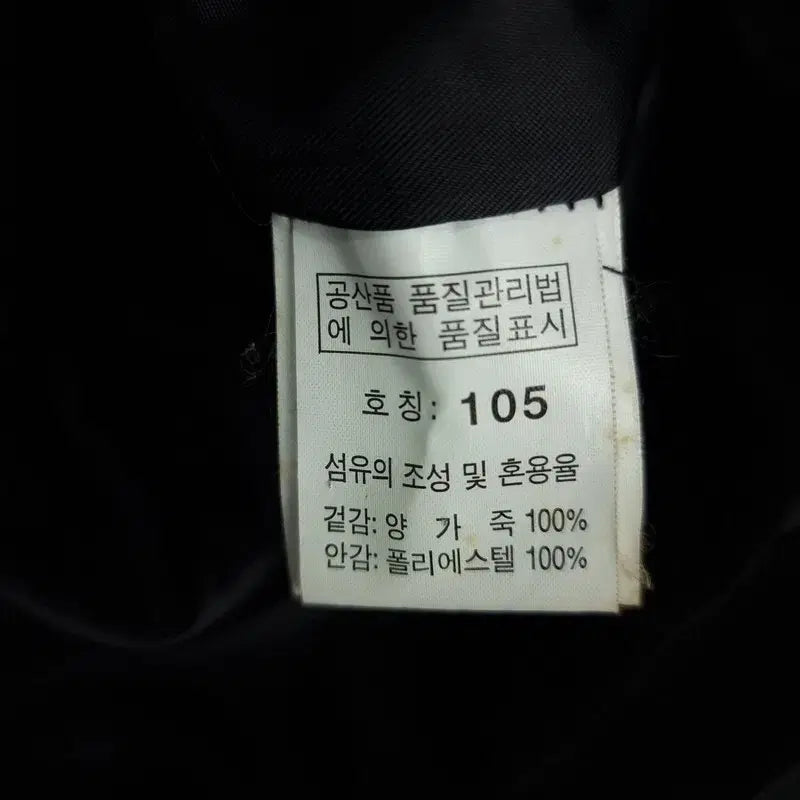 [BUNJANG] Vintage Real Sheepskin Leather Zip-Up Jacket Black / 빈티지 리얼 쉽스킨 양가죽 집업 레더 자켓 블랙 M20085