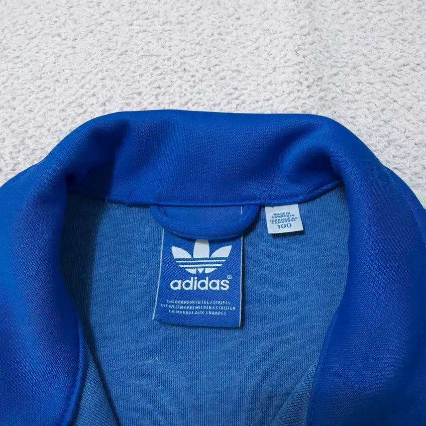 [BUNJANG] Adidas Blue Jersey Zip-up / 아디다스 져지 집업 블루 파랑
