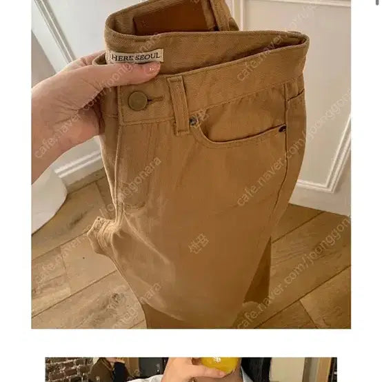 [BUNJANG] ByMyMood Signature Pants Camel Beige M / 바이무드 시그니처 팬츠 카멜베이지 M [택만 제거한 새상품]