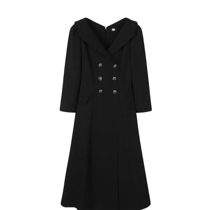 [BUNJANG] Deuel A-line Jacket Dress 55 / 듀엘 자켓형 에이라인 원피스 55