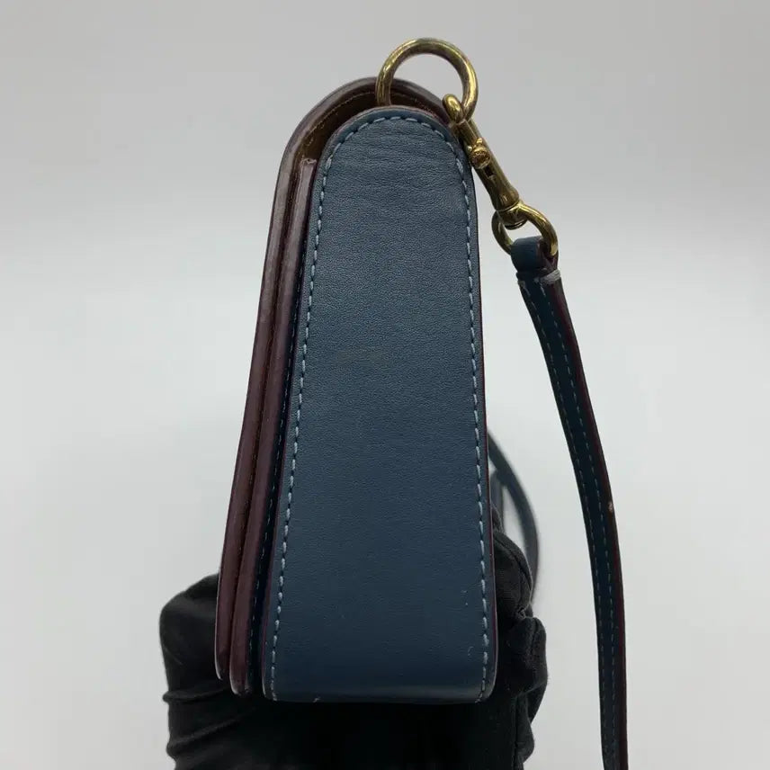 [BUNJANG] Coach Dinky Shoulder Bag Crossbody Blue / 267000742 코치 딩키 숄더백 크로스 블루 20215