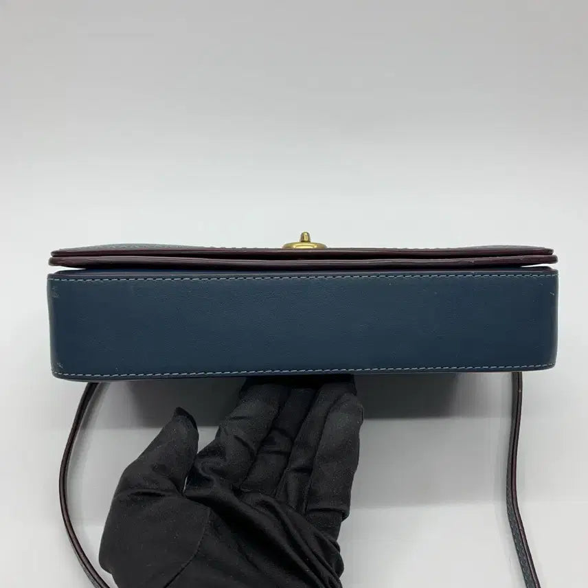 [BUNJANG] Coach Dinky Shoulder Bag Crossbody Blue / 267000742 코치 딩키 숄더백 크로스 블루 20215