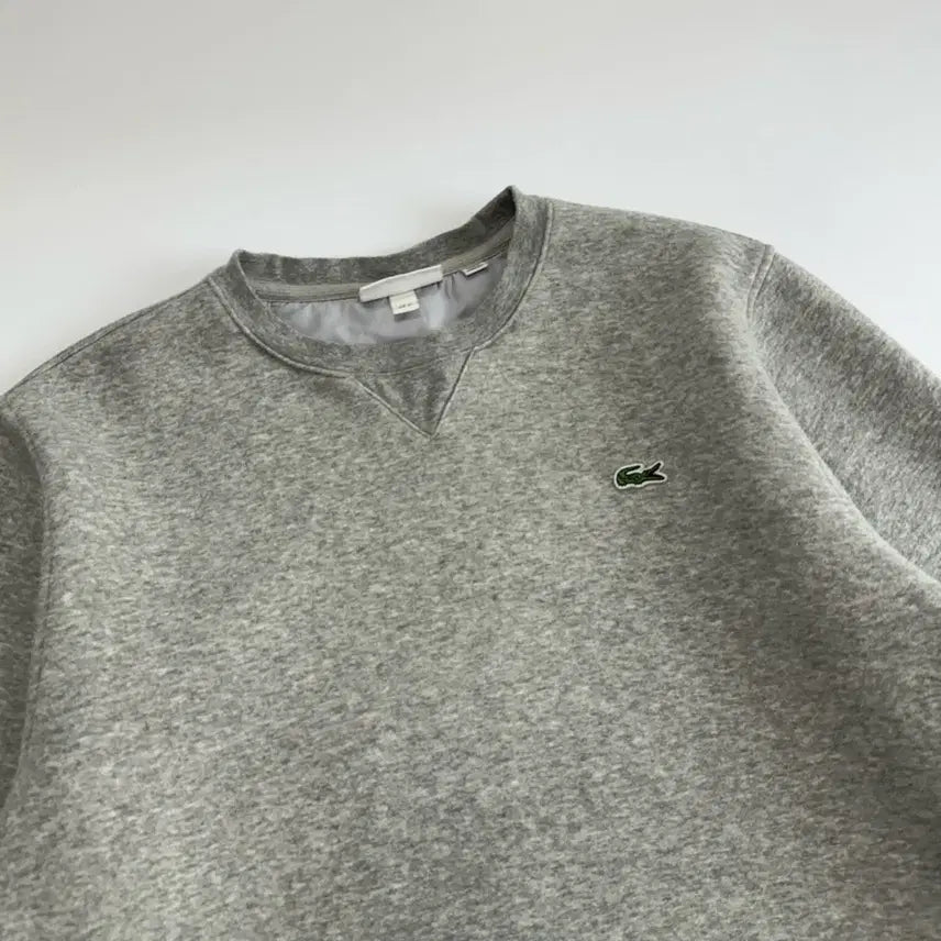 [SOLD OUT] Lacoste 라코스테 스몰로고 그레이 맨투맨